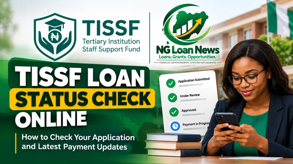 tissf loan status check online