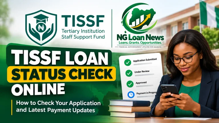 tissf loan status check online